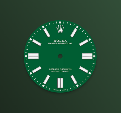 Rolex Oyster Perpetual 41 mm, Stainless Steel, Green, Ref# 134300-0004, dated 2025