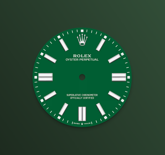 Rolex Oyster Perpetual 41 mm, Stainless Steel, Green, Ref# 134300-0004, dated 2025