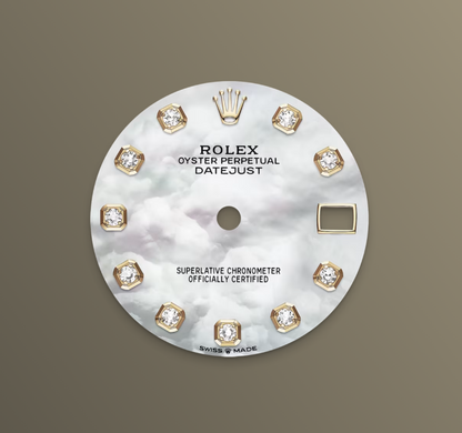 Rolex Datejust 31mm, 18k YG & Stainless Steel, Mother of Pearl Diamond, Jubilee, Ref# 278273-0028, dated 2025