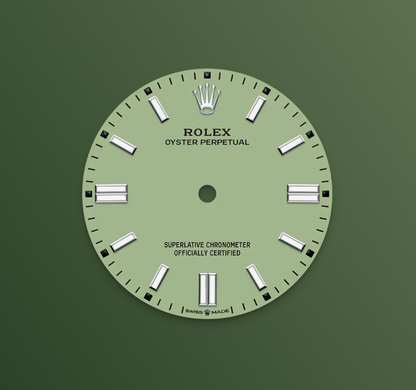 Rolex Oyster Perpetual 36mm, Stainless Steel, Pistachio, Ref# 126000-0011, dated 2025