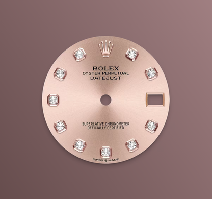 Rolex Datejust 31mm, 18k RG & Stainless Steel, Pink Diamond, Oyster, Ref# 278271-0023, dated 2026