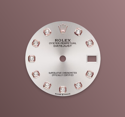 Rolex Datejust 31mm, 18k RG & Stainless Steel, Silver Diamond, Jubilee, Ref# 278271-0016, dated 2026