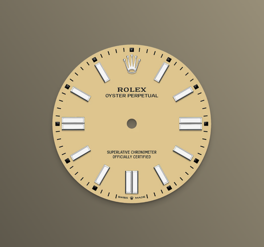 Rolex Oyster Perpetual 41 mm, Stainless Steel, Beige, Ref# 134300-0007, dated 2025