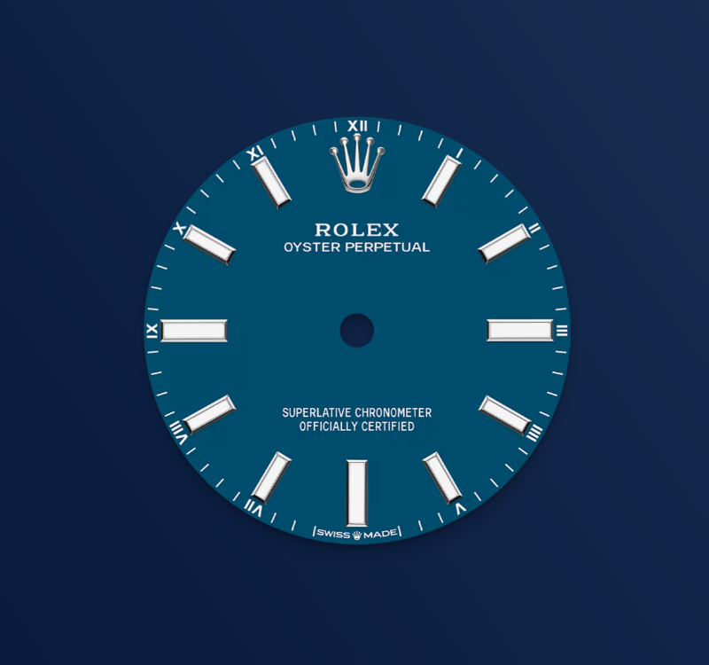 Rolex Oyster Perpetual 34mm, Stainless Steel, Blue, Ref# 124200-0011, dated 2026
