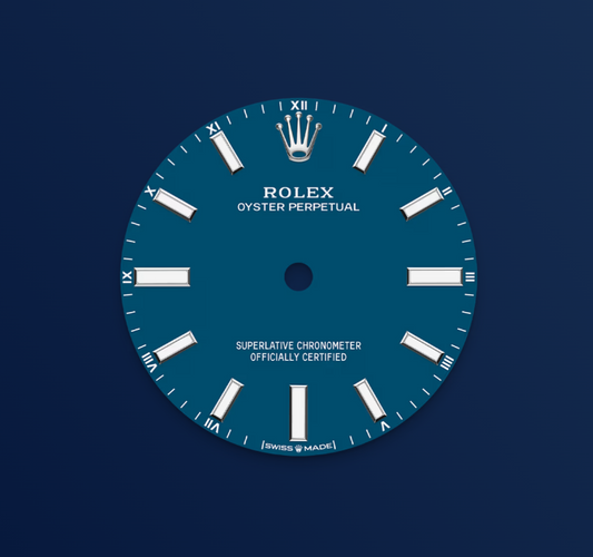 Rolex Oyster Perpetual 34mm, Stainless Steel, Blue, Ref# 124200-0011, dated 2026