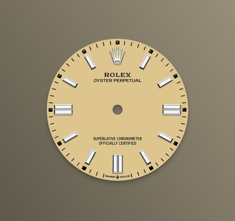 Rolex Oyster Perpetual 36mm, Stainless Steel, Beige, Ref# 126000-0012, dated 2025