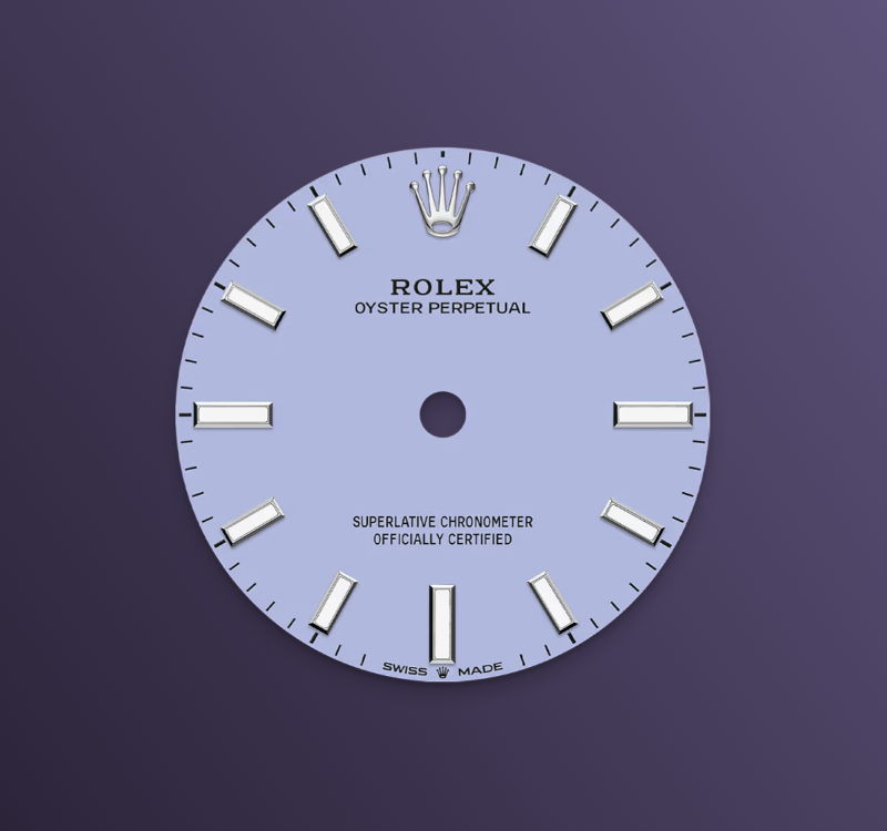 Rolex Oyster Perpetual 31mm, Stainless Steel, Lavender, Ref# 277200-0014, dated 2025