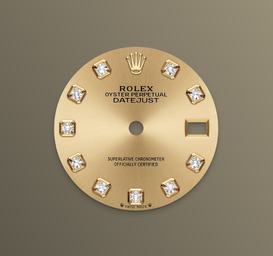 Rolex Lady-Datejust 28mm, 18k YG & Stainless Steel, Champagne diamond, Jubilee, Ref# 279173-0011, dated 2026