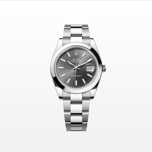 Rolex Datejust 41mm, Stainless Steel, Rhodium, Oyster, Ref# 126300-0007, dated 2025