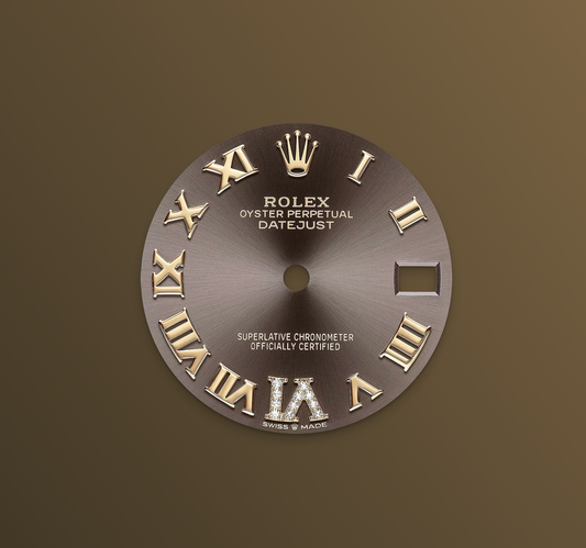 Rolex Datejust 31mm, 18k YG & Stainless Steel, Grey Roman Diamond, Jubilee, Ref# 278273-0018, dated 2026