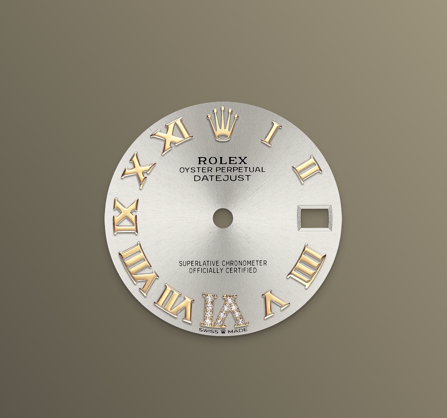 Rolex Datejust 31mm, 18k YG & Stainless Steel, Silver Roman Diamond VI, Jubilee, Ref# 278273-0004, dated 2026
