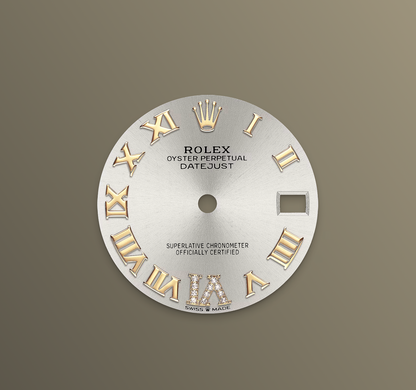 Rolex Datejust 31mm, 18k YG & Stainless Steel, Silver Roman Diamond VI, Jubilee, Ref# 278273-0004, dated 2026
