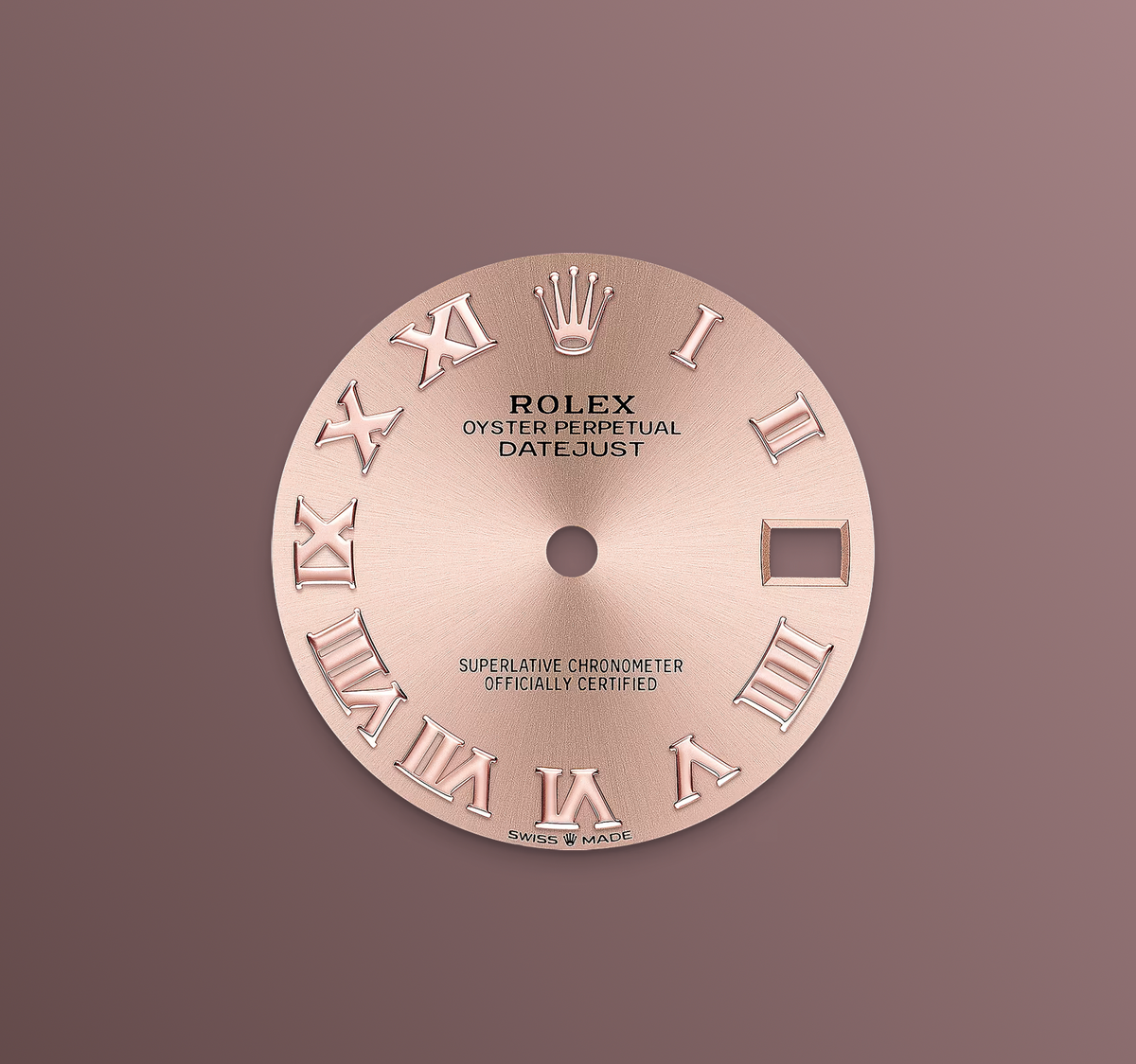 Rolex Datejust 31mm, 18k RG & Stainless Steel, Pink Roman, Oyster, Ref# 278271-0005, dated 2026
