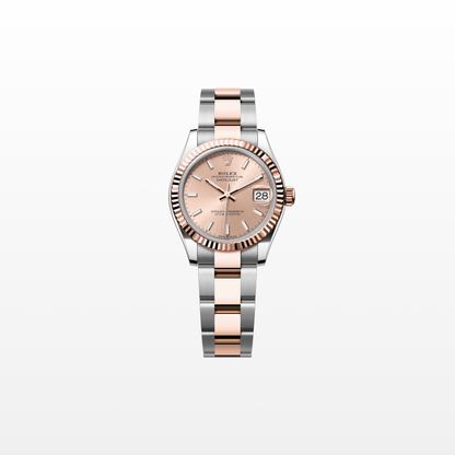 Rolex Datejust 31mm, 18k RG & Stainless Steel, Pink, Oyster, Ref# 278271-0009, dated 2026