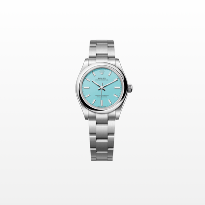 Rolex Oyster Perpetual 31mm, Stainless Steel, Turquoise, Ref# 277200-0007, dated 2025