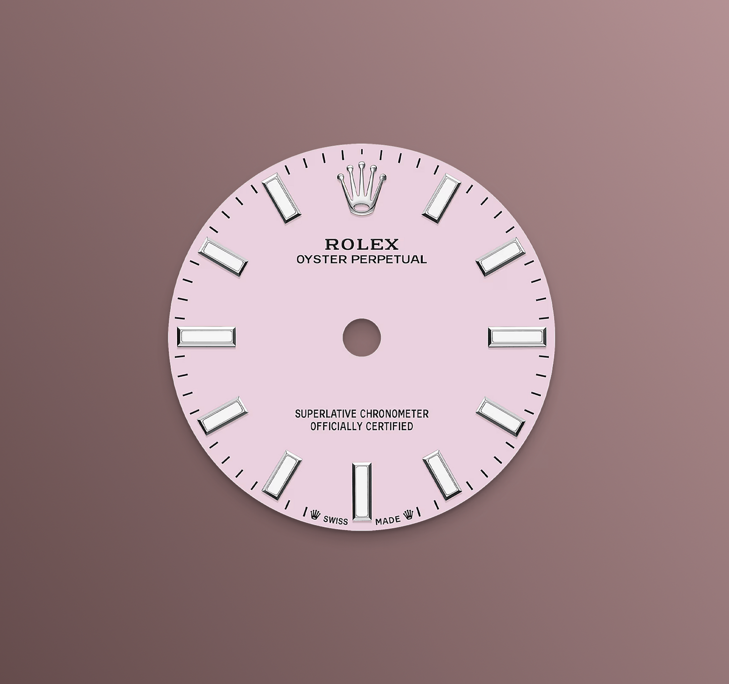 Rolex Oyster Perpetual 28mm, Stainless Steel, Candy Pink, Ref# 276200-0009, dated 2025