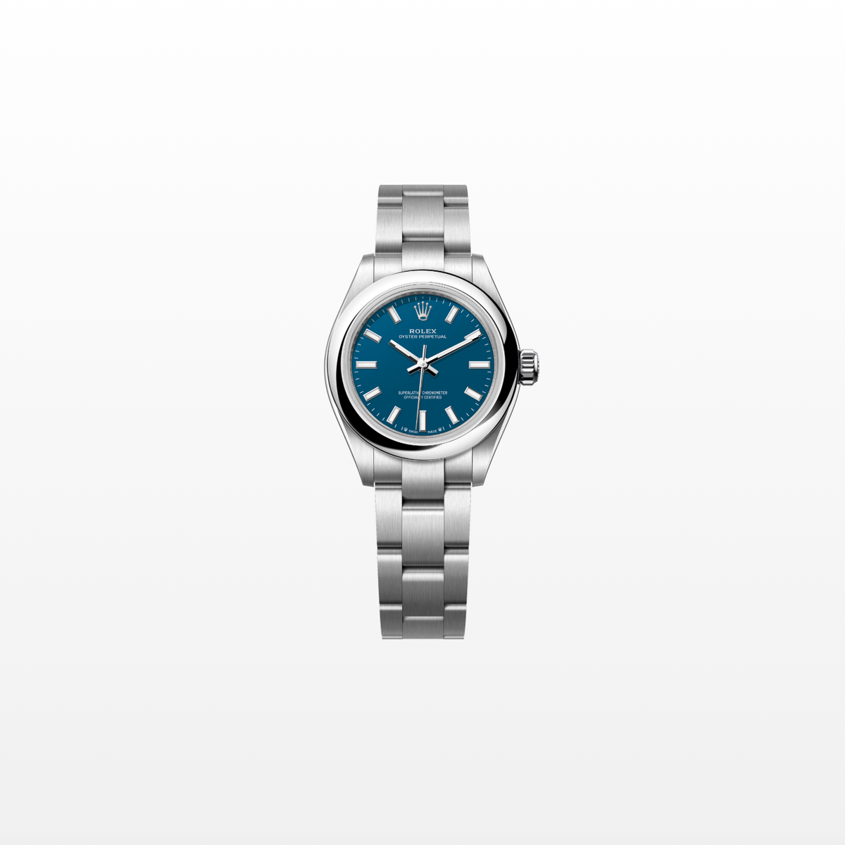 Rolex Oyster Perpetual 28mm, Stainless Steel, Blue, Ref# 276200-0011, dated 2026