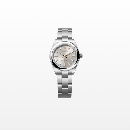 Rolex Oyster Perpetual 28mm, Stainless Steel, Silver, Ref# 276200-0001, dated 2026