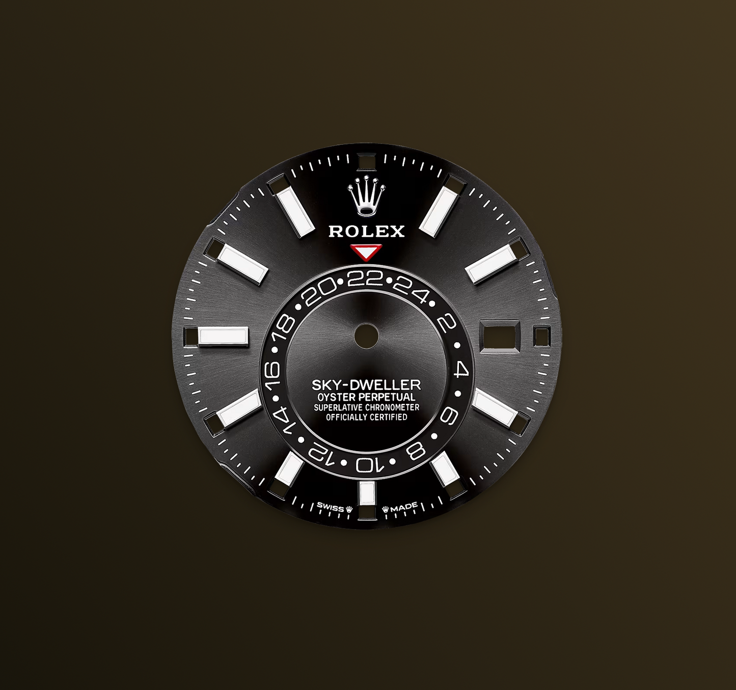 Rolex Sky-Dweller 42mm, 18k WG & Stainless Steel, Black, Oyster, Ref# 336934-0007, dated 2025