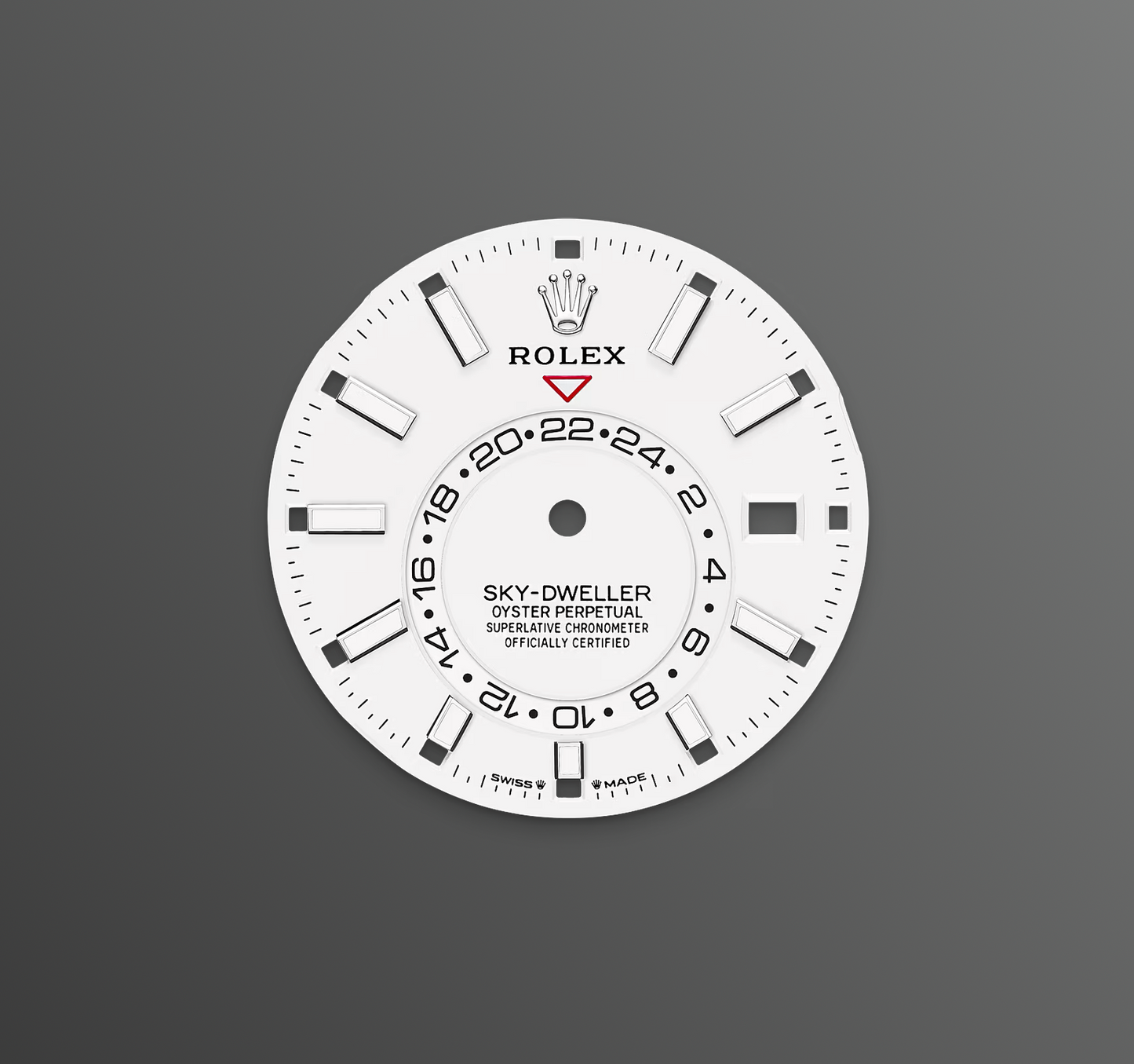 Rolex Sky-Dweller 42mm, 18k WG & Stainless Steel, White, Oyster, Ref# 336934-0003, dated 2025