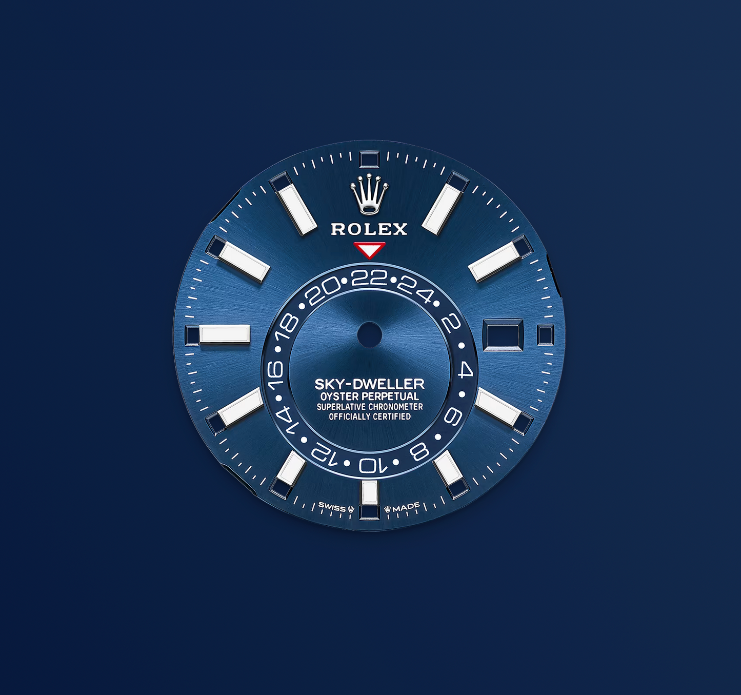 Rolex Sky-Dweller 42mm, 18k WG & Stainless Steel, Blue, Jubilee, Ref# 336934-0006, dated 2025