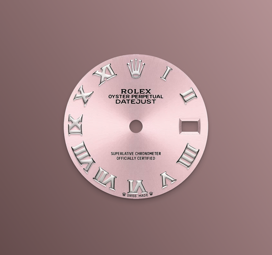 Rolex Lady-Datejust 28mm, 18k WG & Stainless Steel, Pink Roman, Jubilee, Ref# 279174-0017, dated 2026
