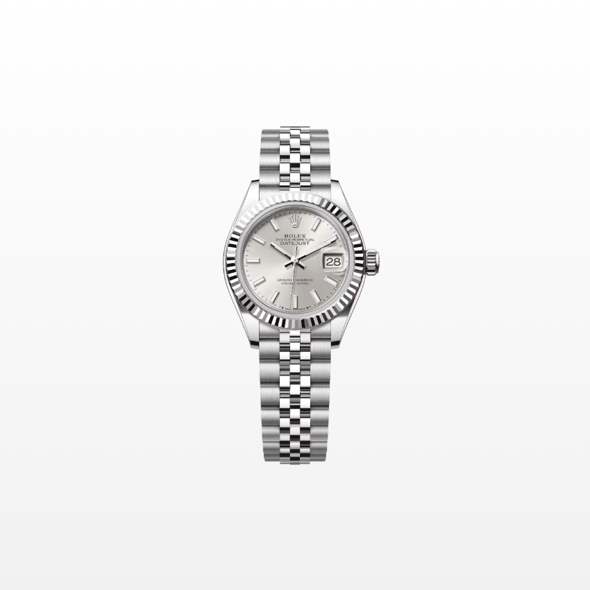 Rolex Lady-Datejust 28mm, 18k WG & Stainless Steel, Silver, Jubilee, Ref# 279174-0005, dated 2026