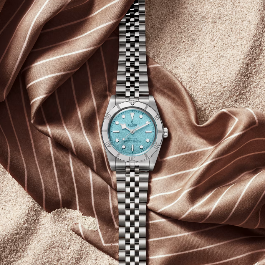 Tudor Black Bay 54 37mm, Special Edition, Lagoon Blue, Ref# M79000-0001, dated 2025