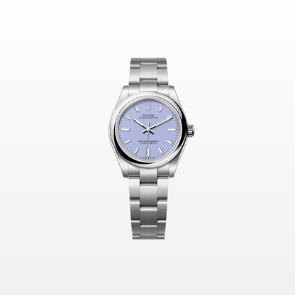 Rolex Oyster Perpetual 31mm, Stainless Steel, Lavender, Ref# 277200-0014, dated 2025