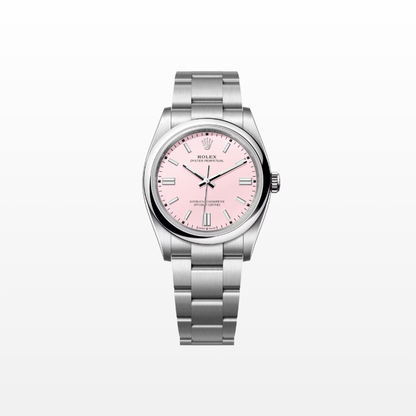 Rolex Oyster Perpetual 36mm, Stainless Steel, Pink, Ref# 126000-0008, dated 2025
