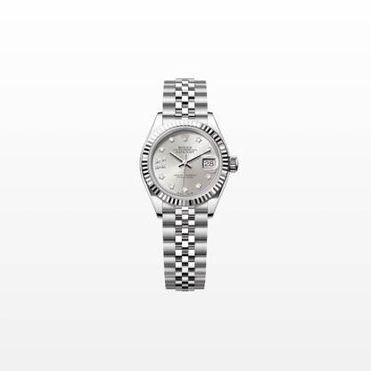 Rolex Lady-Datejust 28mm, 18k WG & Stainless Steel, Silver Star Diamond, Jubilee, Ref# 279174-0021, dated 2026