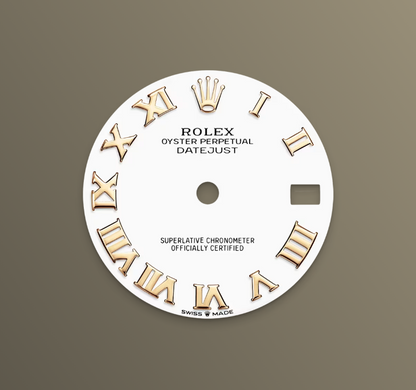 Rolex Datejust 31mm, 18k YG & Stainless Steel, White Roman, Jubilee, Ref# 278273-0002, dated 2026