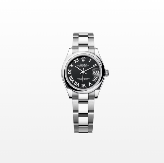 Rolex Datejust 31mm, Stainless Steel, Black Roman, Oyster, Ref# 278240-0001, dated 2025
