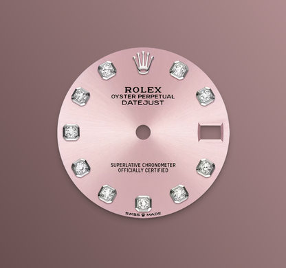Rolex Datejust 31mm, Stainless Steel, Pink Diamond, Jubilee, Ref# 278274-0032, dated 2025