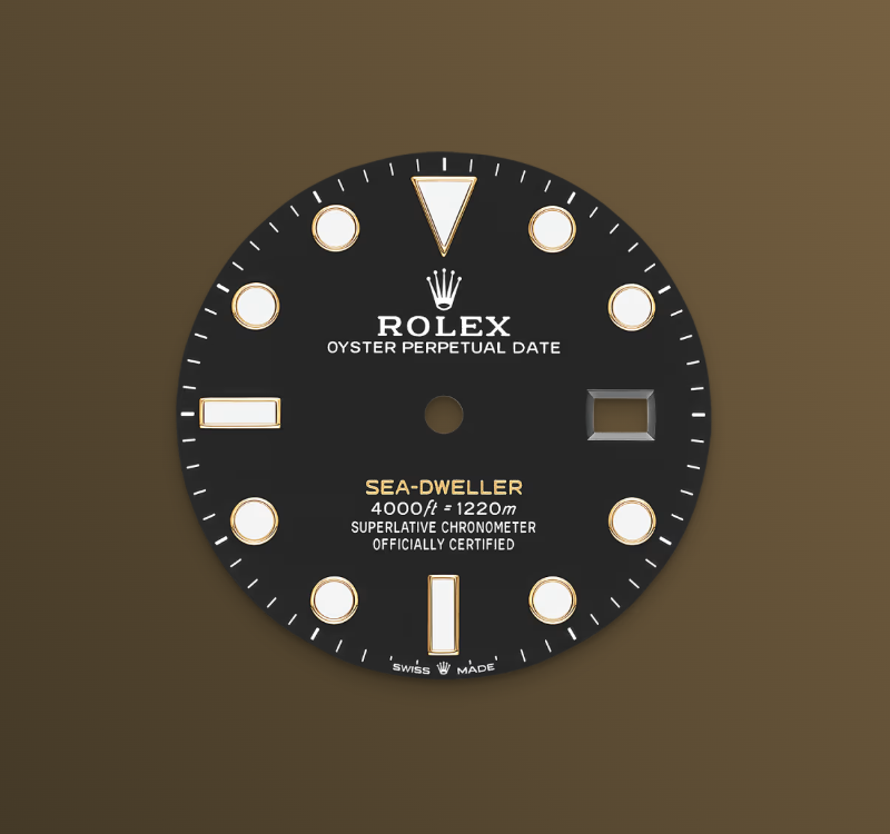 Rolex Sea-Dweller 43mm, 18k YG & Stainless Steel, Black, Ref# 126603-0001, dated 2026
