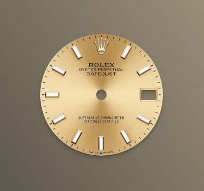 Rolex Datejust 31mm, 18k YG & Stainless Steel, Champagne, Oyster, Ref# 278273-0013, dated 2026