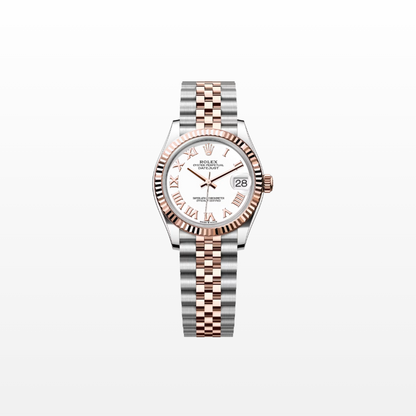Rolex Datejust 31mm, 18k RG & Stainless Steel, White Roman, Jubilee, Ref# 278271-0002, dated 2026