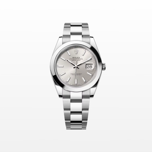 Rolex Datejust 41mm, Stainless Steel, Silver, Oyster, Ref# 126300-0003, dated 2025