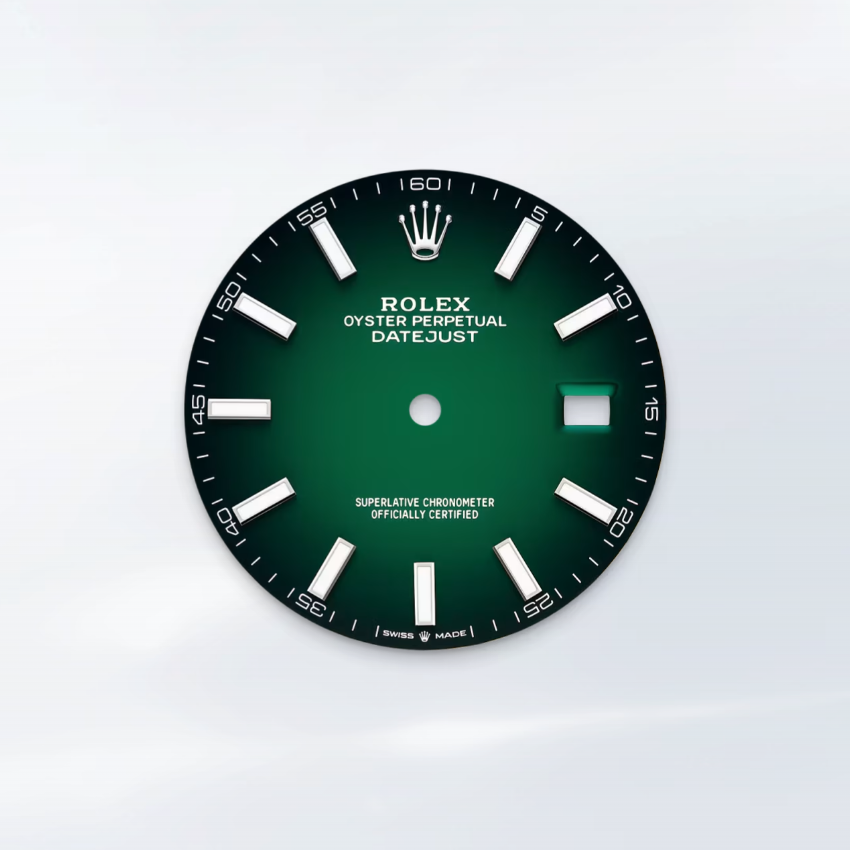 Rolex Datejust 41mm, Stainless Steel, Green Ombré, Jubilee, Ref# 126334-0034, dated 2026