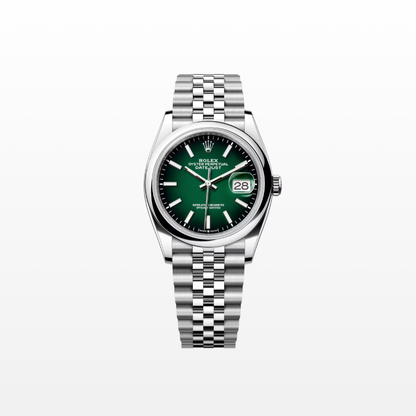 Rolex Datejust 36mm, Stainless Steel, Green Ombré, Jubilee, Ref# 126200-0026, dated 2026
