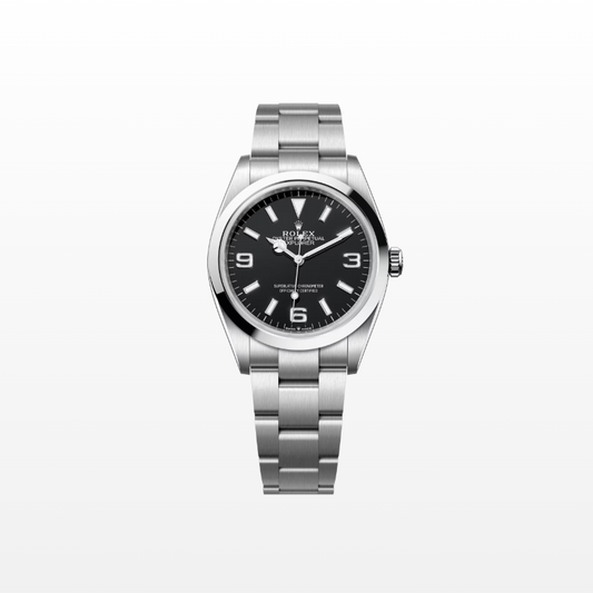 Rolex Explorer 36mm, Stainless Steel, Black, Ref# 124270, dated 2025