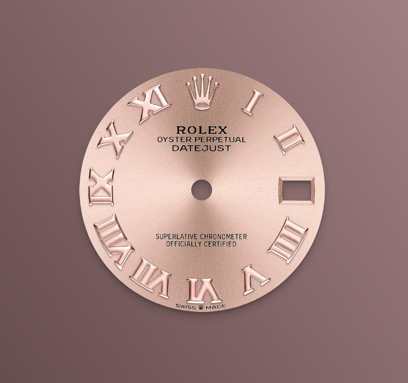Rolex Datejust 31mm, 18k RG & Stainless Steel, Pink Roman, Jubilee, Ref# 278271-0006, dated 2026