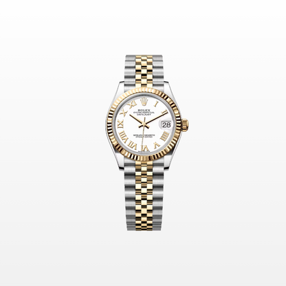 Rolex Datejust 31mm, 18k YG & Stainless Steel, White Roman, Jubilee, Ref# 278273-0002, dated 2026