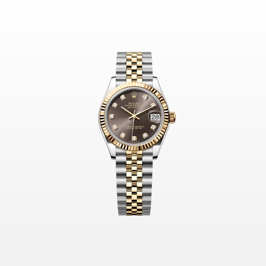 Rolex Datejust 31mm, 18k YG & Stainless Steel, Grey Diamond, Jubilee, Ref# 278273-0022, dated 2026