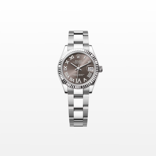 Rolex Datejust 31mm, Stainless Steel, Grey Roman VI Diamond, Oyster, Ref# 278274-0027, dated 2025