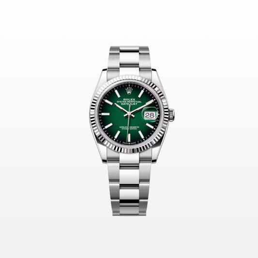 Rolex Datejust 36mm, Stainless Steel, Green Ombré, Oyster, Ref# 126234-0060, dated 2026
