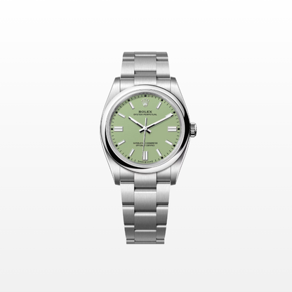 Rolex Oyster Perpetual 36mm, Stainless Steel, Pistachio, Ref# 126000-0011, dated 2025