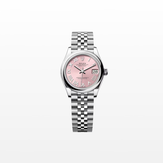 Rolex Datejust 31mm, Stainless Steel, Pink Roman, Jubilee, Ref# 278240-0014, dated 2025