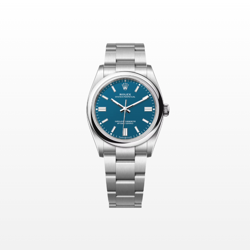 Rolex Oyster Perpetual 36mm, Stainless Steel, Blue, Ref# 126000-0015, dated 2025
