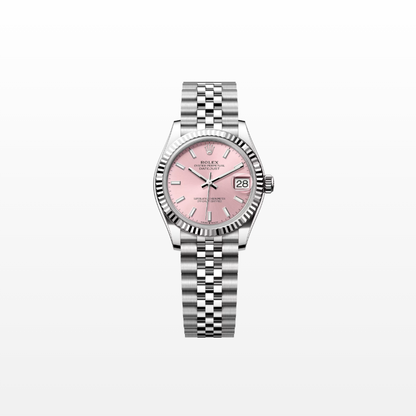 Rolex Datejust 31mm, Stainless Steel, Pink, Jubilee, Ref# 278274-0014, dated 2025